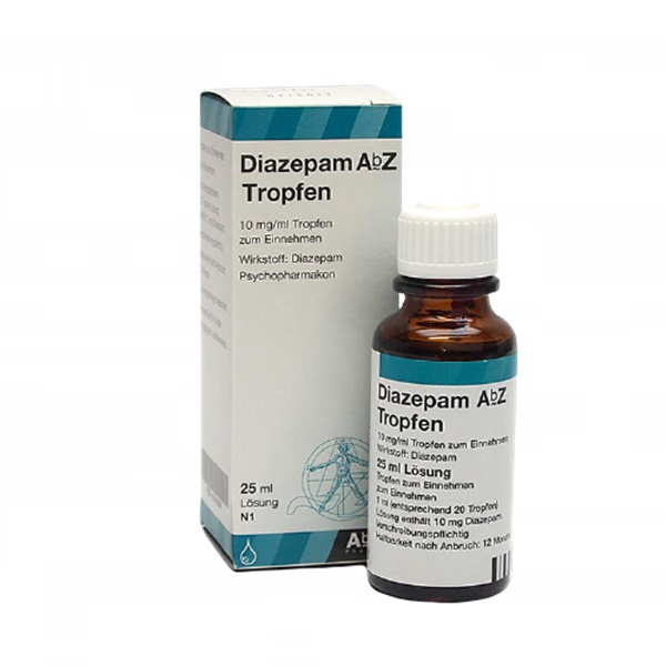 Buy Diazepam AbZ 10mg 25ml Tropfen Online